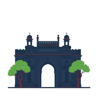 Shaniwar Wada illustration, Pune